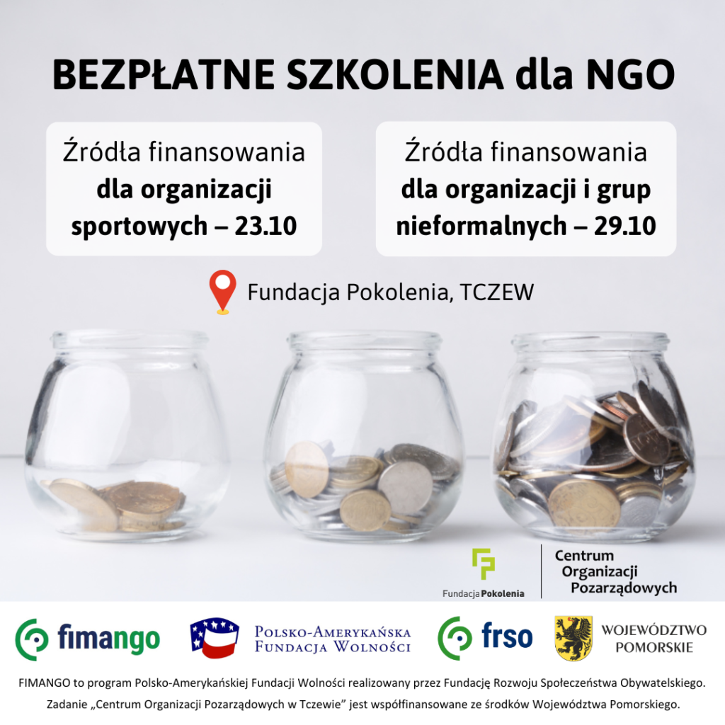 Wstęga Kociewia - COP Zrodla finansowania