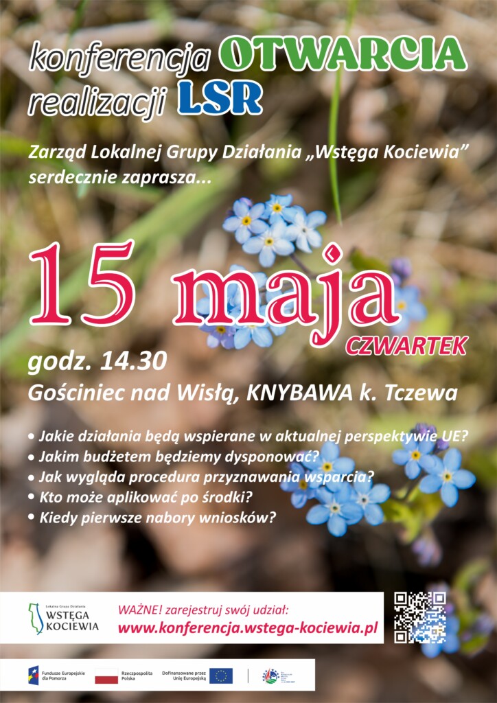 Wstęga Kociewia - open konfa plakat na FB4