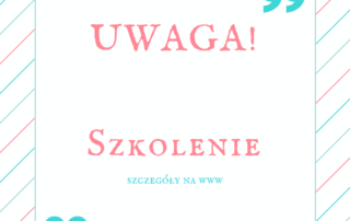 Wstęga Kociewia - UWAGA szkolenie 2