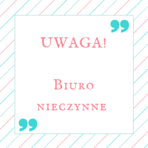 Wstęga Kociewia - UWAGA biuro nieczynne