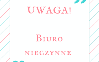 Wstęga Kociewia - UWAGA biuro nieczynne