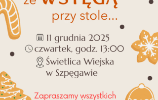 Wstęga Kociewia - ze wstega przy stole grudzien 2025