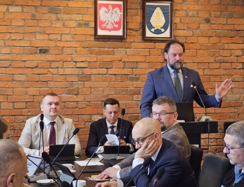 Wystąpienie na Radzie Miasta Pelplin