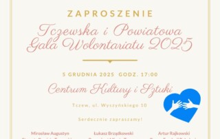 Wstęga Kociewia - Grafika FB Tczewska i Powiatowa Gala Wolontariatu 2025