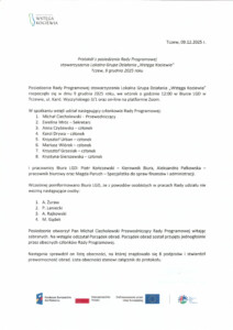 Wstęga Kociewia - protokol Rada 9.12.2025 skan pdf