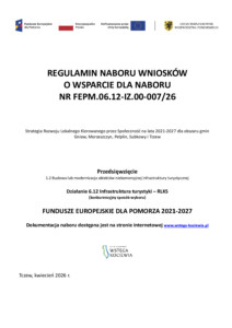 Wstęga Kociewia - LGD WK Regulamin 1 2 TUR FEP kwiecien 2026 pdf
