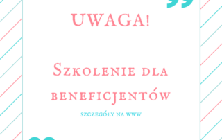 Wstęga Kociewia - UWAGA szkolenie