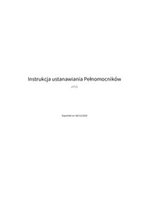 Wstęga Kociewia - PUE Instrukcja ustanawiania pelnomocnika pdf