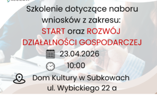 Wstęga Kociewia - szkolenie dla przedsiebiorcow 23.04.2026